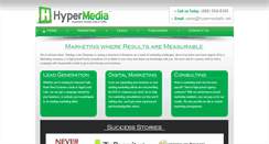 Desktop Screenshot of hypermediallc.net